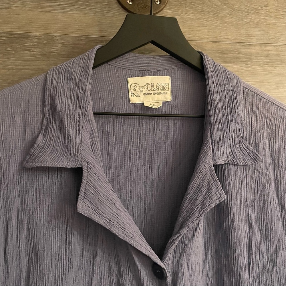R-Clan Button Front Blouse - Picture 2 of 5